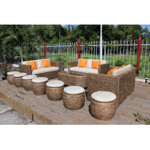 Top selling Water Hyacinth Living set for Indoor Home Furniture luxury design